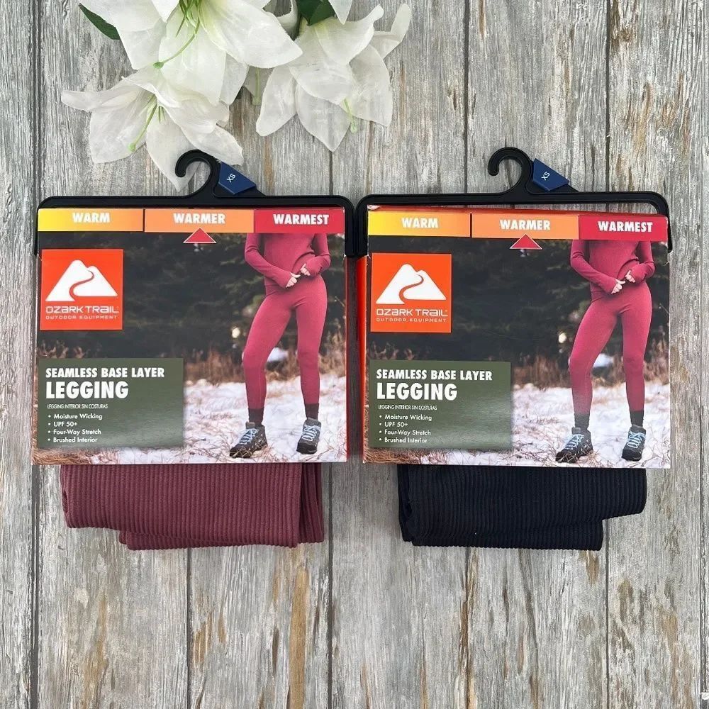 Warmer Thermal Seamless Fleece Bottom Pants 2-Pack Size XS
